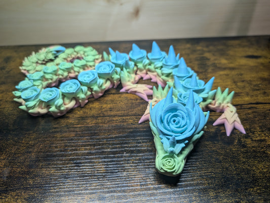 Rose Dragon - Unique Fidget Decor