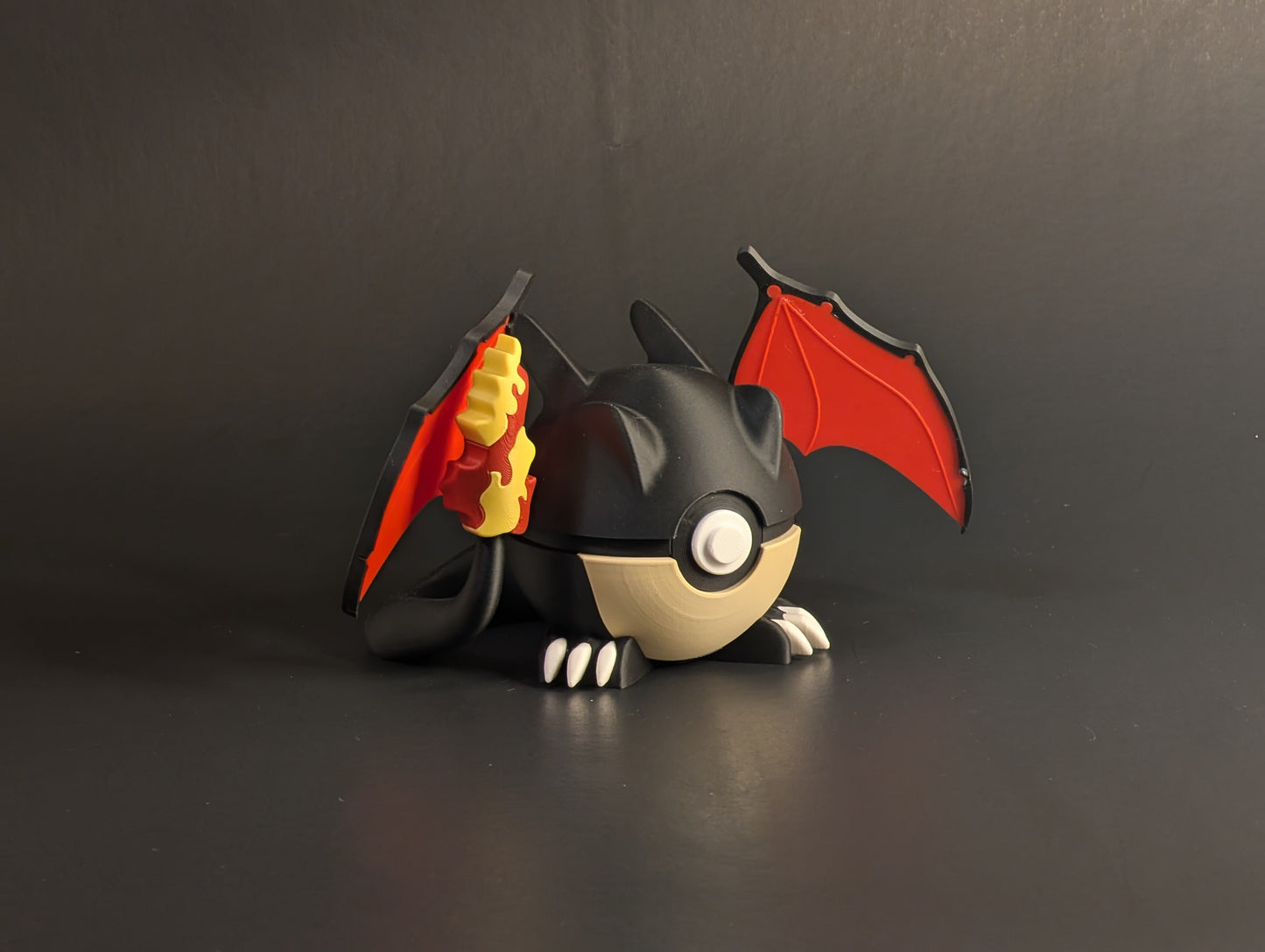 Charizard Pokeball, Pokemon Inspired Collectable Gift Decor
