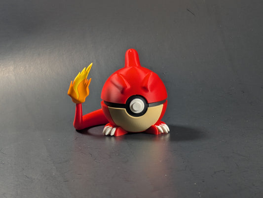 Charmeleon Pokeball, Pokemon Inspired Collectable Gift Decor