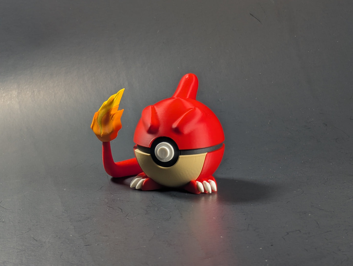 Charmeleon Pokeball, Pokemon Inspired Collectable Gift Decor