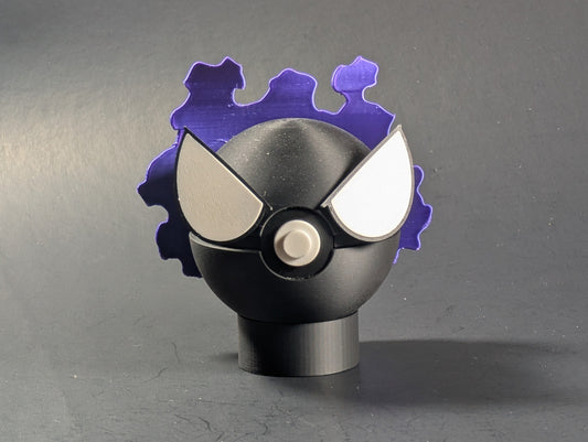 Gastly Pokeball, Pokemon Inspired Collectable Gift Decor