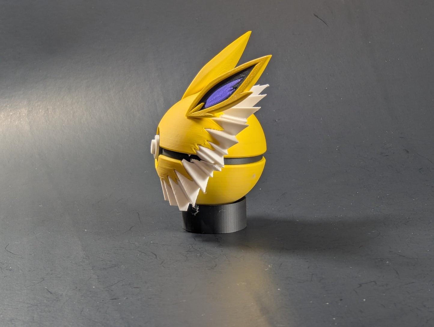 Jolteon Pokeball, Pokemon Inspired Collectable Gift Decor