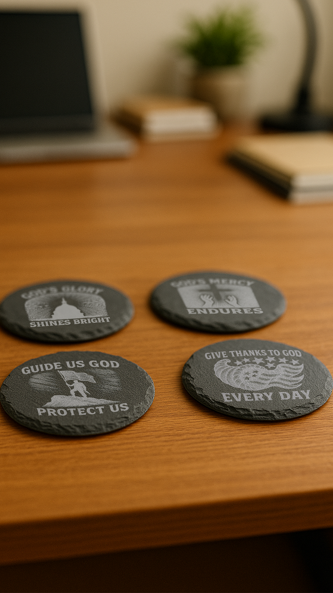 Under God Coaster Set #1